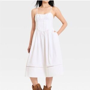 A New Day Corset Midi Dress
